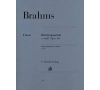 Brahms J. – Quatuor avec piano Op. 60 do mineur – Partition – Henle Verlag
