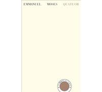 Quatuor - Emmanuel Moses - Bruit Du Temps - broché - Poésie