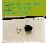 Quatuor Johannes – Zemlinsky : 2e Quatuor op. 15 / Webern : 5 mouvements op. 5 – CD