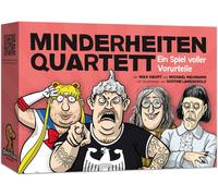 Quatuor Minoritaire,Un Jeu De Cartes Plein De Préjugés,Le Classique De La Satire,100% D'humour Noir.