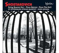 Quatuor pour cordes N°1 Opus 49 en do majeur - Quintette pour piano Opus 57 en sol mineur - Trio pour piano CD