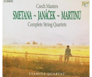 Quatuor Stamitz - Smetana : Quatuors n° 1 & 2 / Janacek : Quatuors n° 1 & 2 / Martinu : Quatuors n° 1 à 7 / Trio à cordes