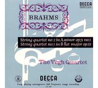 Quatuor Vegh - Brahms : Quatuors à cordes No.2 & No.3 (édition limitée)