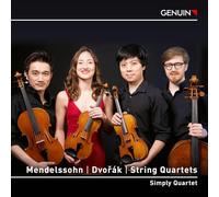 Simply Quartet – Mendelssohn & Dvorak: Quatuors à cordes – CD – Walter Genuin