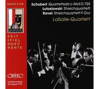 LaSalle Quartet – Quatuors à cordes – CD – NAXOS