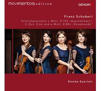 Walter Genuin – Quatuors à cordes (D 703, D 46, Movimentos Ed.)