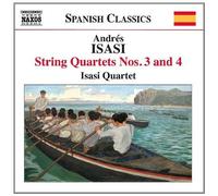 Isasi – Quatuors à cordes Vol. 2 (3 et 4) – NAXOS