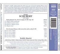 Schubert, F. - Quatuor a Cordes vol.6 [Import]