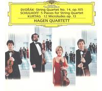 Quatuors de Dvorak, Schulhoff, Kurtag
