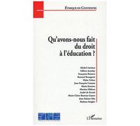 Fondation Ostad Elahi – Qu'avons-nous fait du droit à l'éducation ? – Essai – Broché