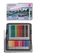 Quavva Ensemble de crayons aquarelle professionnels, 36 couleurs dans une boîte en métal avec pinceau, solubles dans l'eau pour l'art, le coloriage, les croquis et la peinture, les débutants et les