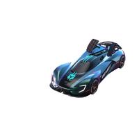 Quavva SG208PRO Voiture de dérive télécommandée à l'échelle 1/24, 4 roues motrices, 2,4 GHz, dégradé de couleur, rotation à 360°, aile arrière automatique, pneus de compétition et de dérive