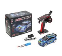 Quavva Voiture télécommandée 1:28 4WD 2.4G avec châssis en métal, super vitesse de 30 km/h, capacité tout-terrain, suspension indépendante, lumières LED, distance de 100 m, à partir de 14 ans (284161