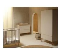 QUAX - Chambre Trio Lit 70x140 Commode Armoire Flow Quax Argile