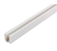 Qub - Rail de tension 3 phases universel - 1 mètre - blanc - pour éclairage sur rail - montage plafond - compatible spots et suspensions