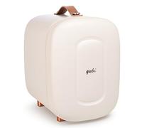 Qubi Mini réfrigérateur professionnel pour soins de la peau, cosmétiques, maquillage, 5 litres (blanc crème, 5 l)