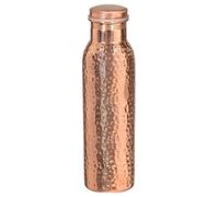 Qubic Inc Bouteille d'eau en cuivre pur (martelé) pour la santé sayurvédique 900 ml