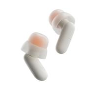 QubitPulse Dream Bouchons d'oreille, Bouchon d'oreille pour dormir confortable avec embouts Qufits brevetés et étui portable, Boules quies antibruit réutilisables, réduction de bruit de 23 dB - Beige
