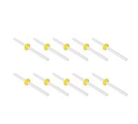 Qudinip 10 Pièces Foret à Ongles en Céramique, Mèches pour Enlever les Cuticules pour L'élimination des Peaux Mortes Vernis à Ongles Façonnage Lissage, avec Support pour Artiste