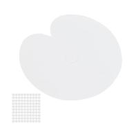 Qudinip 100 Pièces de Protection Thermique pour le Collage D'extensions de Cheveux, Entretoises Professionnelles en PVC pour la Coiffure, Protège de la Colle et des Dommages Causés par la Chaleur,