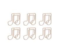 Qudinip 100 Trombones en Métal Mignons pour L'organisation et la Classification des Documents-forme de Note de Musique-antirouille et galvanisé