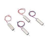 Qudinip 4 Pièces 720 Moteurs sans Noyau, Pièces de Rechange de Moteur de Drone RC en Alliage D'aluminium avec Conception Légère pour Drones Quadrirotor