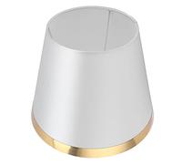 Qudinip Abat-jour en Tissu Design Moderne E27, Abat-jour de Table pour Chambre à Coucher, Hôtels, Décor de Salon, Fer et Tissu Durables 1 Pièce (PX148 gris)