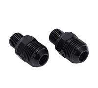 Qudinip Adaptateur de Refroidisseur D' de Transmission en Alliage D'aluminium, Raccord de Refroidisseur D' Durable pour GM Turbo 350 400 4L60E 200R, Haute Résistance, 1 Paire (M 22,83x15,75x35,43