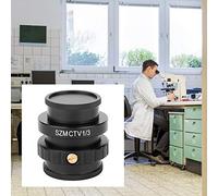Qudinip Adaptateur D'objectif SZMCTV 1/3 à Monture C pour Caméra Vidéo de Microscope Haute Définition, Grossissement 3X amélioré pour des Observations Détaillées