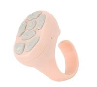Qudinip Anneau de Défilement télécommandé Bluetooth 5.3, Application Compacte, Tourne-Page pour Une Lecture et Une Visualisation Faciles, Matériau ABS (Rose)