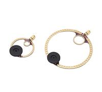 Qudinip Antenne à Petite Boucle UV UHF VHF FM, Conception Compacte pour Une Réception Améliorée des Ondes Courtes, Portable en Extérieur, 2 Unités
