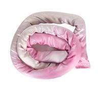 Qudinip Attache à Cheveux à Verrouillage en Spirale, Dreadlocks Pliables, Support pour Queue de Cheval, Accessoires pour Festivals de Musique, Teinture Rose