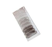 Qudinip Attaches à Cheveux en Spirale, élastiques Confortables, pour un Usage Quotidien, en Plastique Lisse, 1 Paquet (gris dégradé)