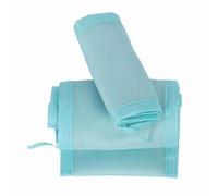 Qudinip Baby Baby Brewable Mesh Liner, Criber Bumper Hauteur Réglable Sécurité Sécurisée avec Conception de Maille Dense pour la Crèche Pleine Grandeur (4)