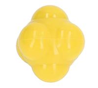 Qudinip Balle D'entraînement Hexagonale en Caoutchouc de Couleur Vive pour Améliorer la Coordination œil-Main et l'agilité pour Le Sport et la Rééducation, 68 Cm (Jaune)