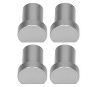 Qudinip Banc de Travail du Bois pour Chiens, Blocs de Limite Durables pour établi, en Alliage D'aluminium de 20mm de Diamètre, 4 Pièces (Argent)