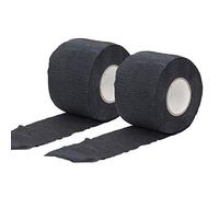 Qudinip Bandes de Cou Jetables en Papier Extensible pour Salon de Coiffure Professionnel, Fibre élastique pour Plus de Confort, Prévient L'inconfort des Cheveux, Lot de 2