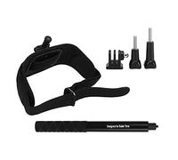Qudinip - Barre Arrière de Caméra, Sangle de Taille, Support de Bâton de Selfie Confortable et Durable pour Les Sports de Plein Air, Course à Pied, Escalade, EVA PC