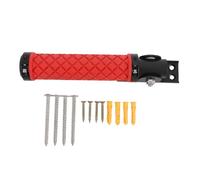 Qudinip Barre D'appui Rabattable, Poignée D'assistance au Retournement de Porte, Poignée de Support D'assistant de Porte Antidérapante pour Cadre de Porte Mural, Escaliers, Marches, (Rouge)