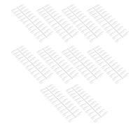 Qudinip Bâtonnets D'échantillons D'ongles de Haute qualité, 240 Pièces, Transparents, Faciles à Afficher, Conseils pour Nail Art et Utilisation en Salon (Trapèze long 240 pièces)