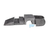 Qudinip Blocs d'escalade pour Tout-Petits, Ensemble de Jeu D'intérieur Doux pour Une Aventure en Toute sécurité, Jeu Rempli D'éponge Haute densité, 4 Pièces