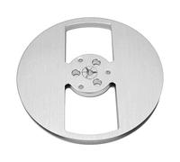 Qudinip Bobine de Ruban Vide de 7 Pouces, en Alliage D'aluminium Durable, Conception à 2 Trous pour les Lecteurs de Bande 1/4 en 1 Pièce (Argent)