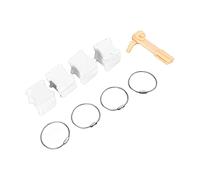 Qudinip Bobines de Fil en Plastique 120 Pièces, Organisateur de Fil à Broder avec Machine à Enrouler Manuelle et Conception à 2 Clips, pour le Rangement des Travaux D'artisanat et de