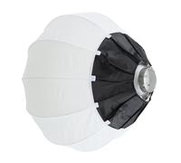 Qudinip Boîte à Lumière Pliable de Style Lanterne pour Un Effet de Lumière Doux et Uniforme, Boîte à Sphérique à 360° pour Accessoires de Photographie, Nylon et Alliage D'aluminium (65 cm)