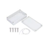 Qudinip Boîte de Jonction de Puissance, Boîtier de Projet électrique Durable en Plastique ABS étanche pour Utilisation Intérieure et Extérieure 200x120x56mm