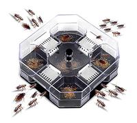 Qudinip Boîte de Piège à Cafards, Trap de Gardien Piège de Cafard Tueur de Cafards pour Cuisine Intérieure avec Plastique + Matériau en Métal 137x137 Mm (Taille par défaut)