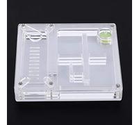 Qudinip Boîte D'élevage de Fourmis en Acrylique, Design Compact et Transparent pour Observer Le Comportement des Fourmis, Jouet Scientifique éducatif pour Enfants 11x10x1,7 Cm