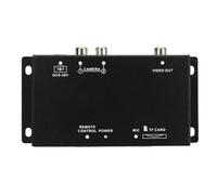 Qudinip Boîtier de Commande de Répartiteur Vidéo Numérique Mobile à 2 Canaux DC 12 V 24 V, Commutateur de Caméra de Recul de Résolution 720P avec Algorithme de Compression H264, pour