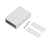Qudinip Boîtier de Jonction étanche en Aluminium intégré pour Utilisation en Argent Mat 24 X 69 X 100 Mm