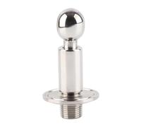 Qudinip Boule de Pulvérisation TC de 1,5 Pouces, Boule de Nettoyage Rotative Durable en Acier Inoxydable pour un Nettoyage Efficace du Réservoir CIP, Taille Compacte, Fonctionne avec les Pompes MPT